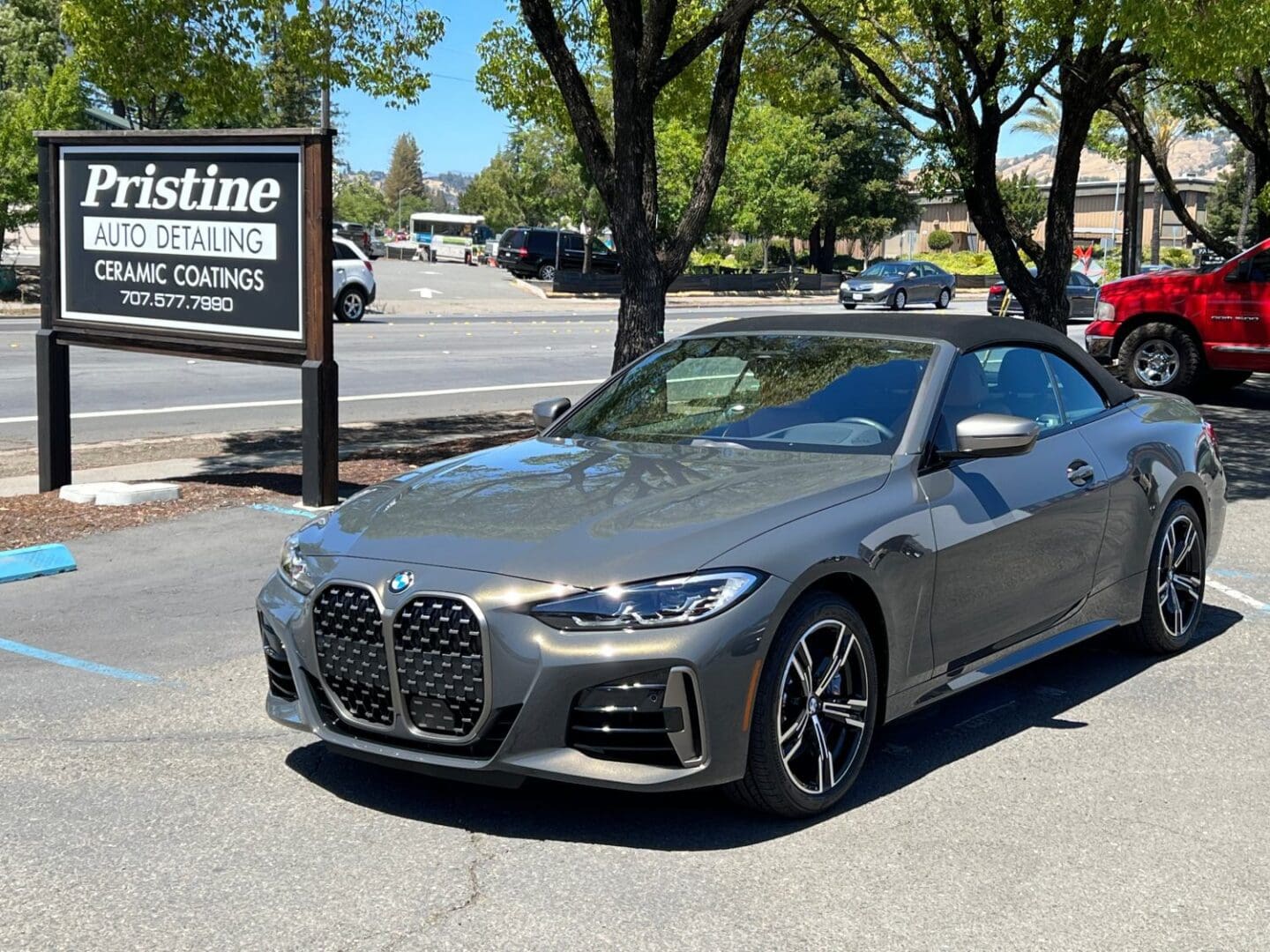 Ceramic Coated Gray BMW